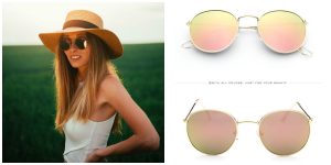 Vintage Round Sunglasses Women men female brand Metal Frames Mirror Lenses Sun Glasses For women retro Male oculos de sol
