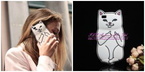 Nouveau Chat Lapin Point Ripndipp Sulley Bonjour Kitty Étui En Silicone Pour Huawei P8 lite Couverture de Téléphone